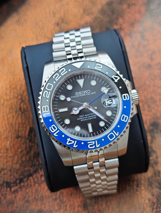 Seiko Mod GMT BATMAN